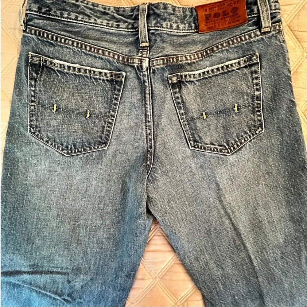 Ralph Lauren Boys Classic Blue Denim Jeans - Size 18